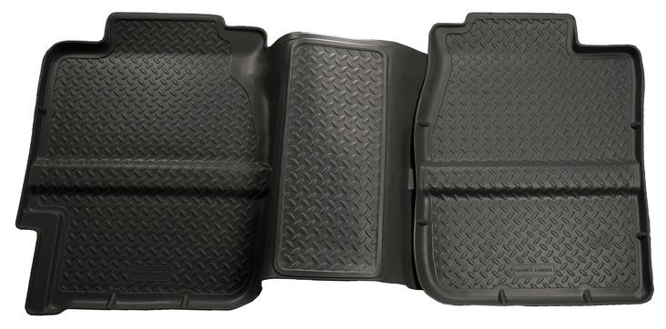 GMC Sierra Floor Mats - Rear - Husky Liners - Classic Style - Black - `99-`06